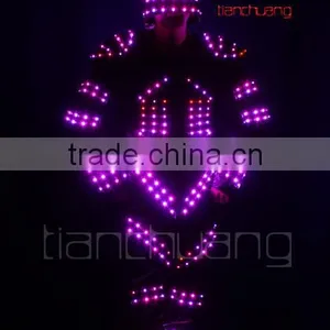 Wireless DMX512 Programmable LED Light Street Dance Clothes thumbnail-5