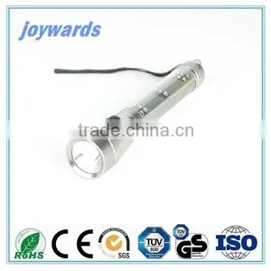 Useful Safety Aluminum Flashlight Rechargeable LED Torch thumbnail-1