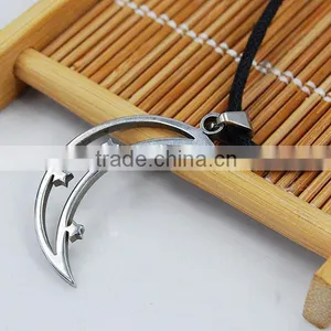 Stainless Steel Half Moon Pendant thumbnail-1