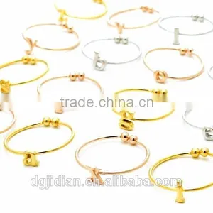 Adjustable Initial Letter Ring thumbnail-5