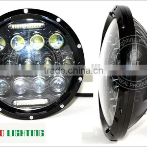 2015 New Product 75W Daytime Running Light 7 Inch Round Led Headlight thumbnail-3
