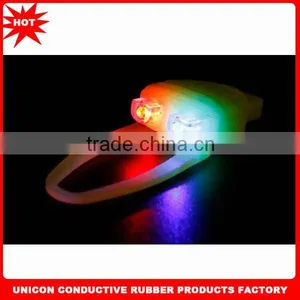 Hot Times Silicone Colorful Led Bicycle Rear Light thumbnail-1