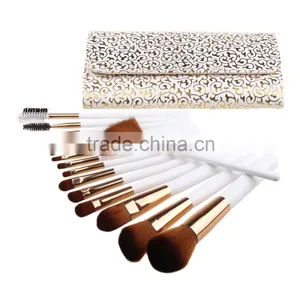 Personalized Logo 15 Pcs Synthetic Hair Makeup Brushes Set For Foundation and Eyeshadow Quality Choice thumbnail-1
