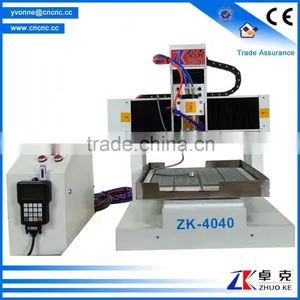 Snall Jinan Zhuoke Desktop or Bracket 2D 3D Machine for Metal Engraving Cutting ZK-4040 400*400mm thumbnail-1