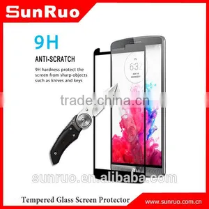 Full Cover Tempered Glass Screen Protector for lg G3, for lg g3 Full Covered Screen Protector thumbnail-2