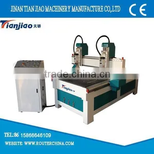Two Heads 1325 Cnc Wood Router Carving/cutting Machine for Sale thumbnail-1