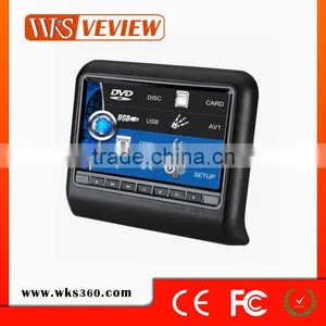 7 Inch HD LED Touch Screen Active Headrest DVD Player thumbnail-1