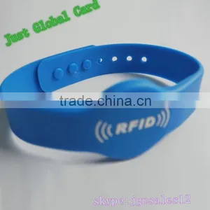Amusement Park Playground RFID Silicone Adjustable Wristband thumbnail-1