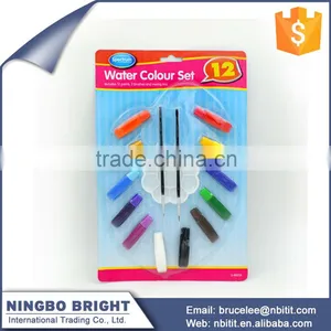 Wholesale China Factory 12 Colors Water Color Paint Set thumbnail-1