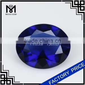 Synthetic Spinel Rough Spinel Gemstone Oval Bule Sapphire thumbnail-1