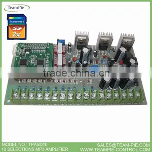 10 CHANNELS MP3 AMPLIFIER BOARD, MP3 BOARD, AMPLIFIER BAOARD thumbnail-1