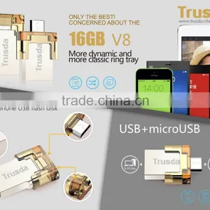 Dual USB Otg Usb Flash Drive Smartphone USB Flash Drive Eaget Brand Manufacturer thumbnail-3