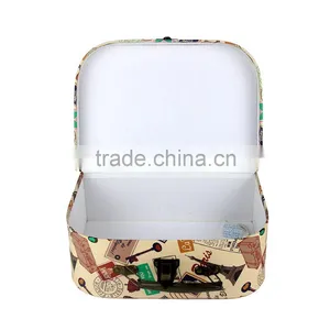 3 of Set Colorful Printing Mini Suitcase Underwear Storage Box Wholesale thumbnail-5