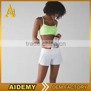 Custom Blank Plain Sport Bra Pure Color Tight Women's Sexy Sports Bra thumbnail-4