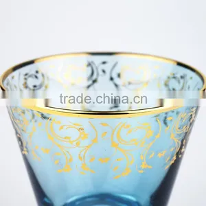 7.4 oz Fancy Wide Mouth Wine Glass Scotch Whiskey Rock Glass thumbnail-2