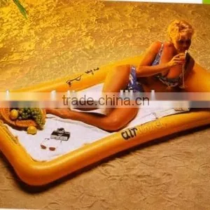 EN71 6P PVC Water Beach Drink Bottle Shape Inflatable Sea Air Mattress thumbnail-3