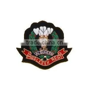 Hand Embroidered Badges , Emblems , Crest , Insignias , Patches thumbnail-1