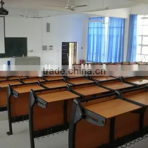 Tianzuo Steel Frame Wooden School Chair and Desk thumbnail-6