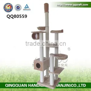 QQPET Wholesale Large Cat Trees ,Cat Scratching Tree, Cat Tree House thumbnail-5