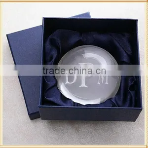 2016 Wholesale 3d Laser Engraved Crystal Half Ball Domed Crystal Paperweight thumbnail-5