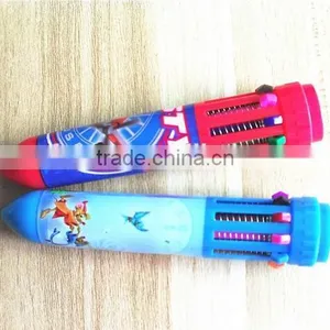 Cheap Plastic Multicolor Ball Pen for Promotion thumbnail-6