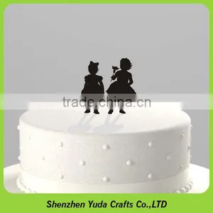 Personalized Lucite Cake Topper Figurine, Children Acrylic Cake Toppers Wholesale thumbnail-1