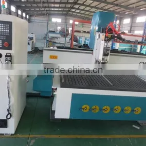 China Cnc Router Machine 1530 Wood Door Making Cutting ATC With Linear Magazine thumbnail-5