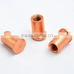 Steel With Copper Coating Internal Thread IS Short Cycle SC Welding Bolt thumbnail-1
