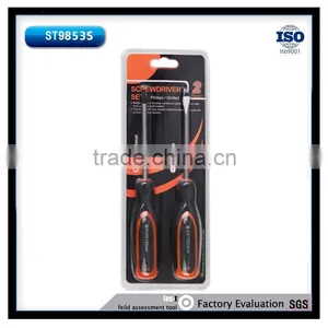 2pcs Magnetic Sloted, Phillips Head Screwdriver Set thumbnail-1