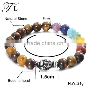 Top Sale Buddha Beads Bracelets For Tiger Eye Stone Bracelet thumbnail-2