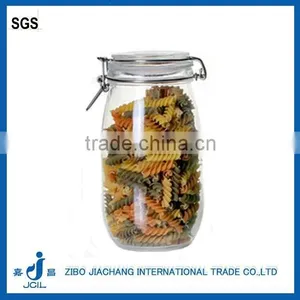 500ml, 700ml, 1L Ball Shape Glass Jar With Clip Glass Lid Canister thumbnail-2