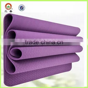 TPE Exercise Yoga Mat With Carry Strap thumbnail-1