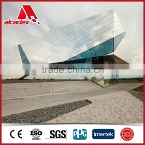 Mirrored Aluminum Plastic Sheet for Curtain Wall thumbnail-1