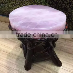 Fashion Rose Quartz Crystal Stool for Crafts,healing Stone thumbnail-6
