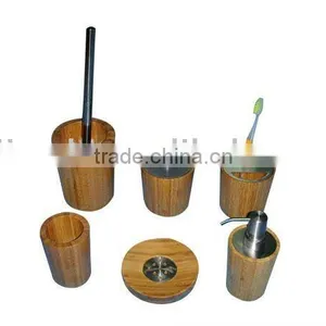 Jiangmen Bamboo Round Home Bath Accessories thumbnail-1
