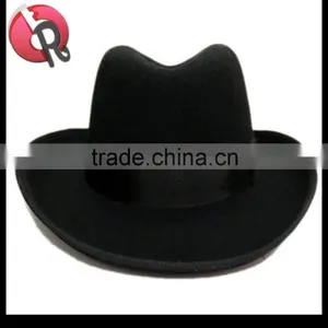 Australia Wool Felt Gangster Fedora Hat thumbnail-4