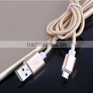 Cable Micro Usb With Nylon Iron Shell USB Cable for Alcatel,Samsung,HTC,Nokia,Huawei,LG thumbnail-6