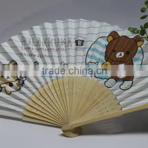 Lovely Theme Bamboo Paper Craft Hand Fan thumbnail-1