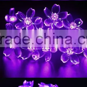 The Colourful Peach Blossom of Solar Christmas Lights thumbnail-5