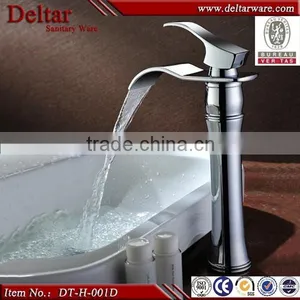 Gold Plated Waterfall Faucet Antique Brass Golden Waterfall Faucet thumbnail-1
