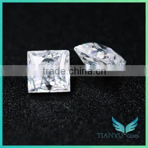 Cheap Moissanite D E F Color Eye Clean Vvs Moissanite Princess Cut Loose Diamonds thumbnail-6