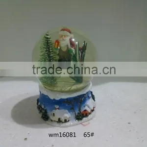 2016 Hot Sales Christmas Snow Globe Water Ball With LED Light thumbnail-2