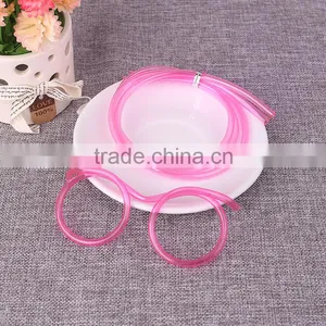 Reusable Party Glasses Straws Food Grade Soft Plastic Silly Drinking Straw thumbnail-2