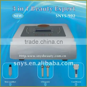 3 in 1 Skin Scrubber Ultrasonic Hot Cold Treatment Beauty Machine (SNYS-902) thumbnail-1