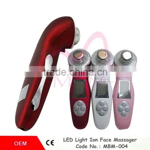 Galvanic Ion Beauty Ultrasonic Photon Vibrating Led Facial Massager thumbnail-1