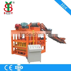 Germany Technology High Quality QTJ4-26C Shengya Machinery Semi Automatic Concrete Brick/Paving Brick Making Machine Price thumbnail-2