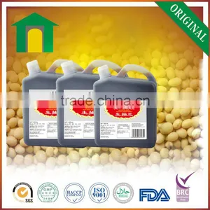 Supply High Quality Chinese NoMSG Bulk Light Soy Sauce Low Salt 5LBS thumbnail-3