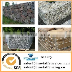 1mX0.5mX0.5m Galfan Hot-dipped Galvanized Welded Stone Gabion Basket Retaining Wall for Parking Area thumbnail-5