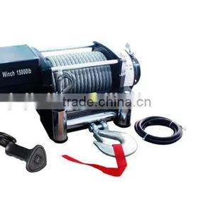 Wireless Remote Control 12V 15000LB Electric Winch,Automobile Winch,Truck Winch thumbnail-1