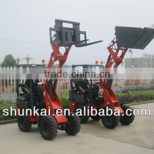 Chinese New Style With Quick Hitch and Joystick Mini Wheel Loader thumbnail-1